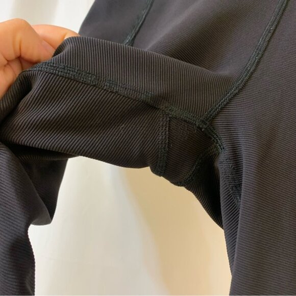 Lululemon Wunder Under High-Rise Tight Ribbed 28" Black Size 4 - Picture 6 of 8